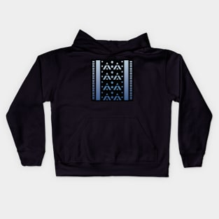 “Dimensional Awakening (3)” - V.2 Blue - (Geometric Art) (Dimensions) - Doc Labs Kids Hoodie